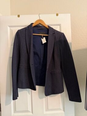 BCBGMaxAzria Dark Navy Tailored Blazer
